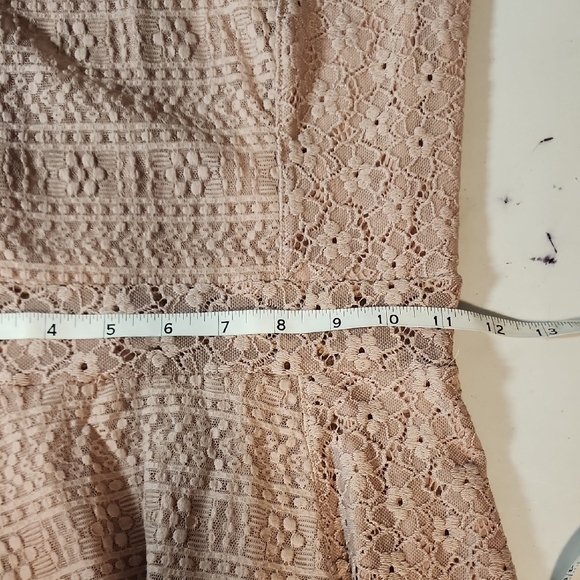 H&M Pink Fit and Flare Mini Dress In Size 0 - Picture 6 of 10